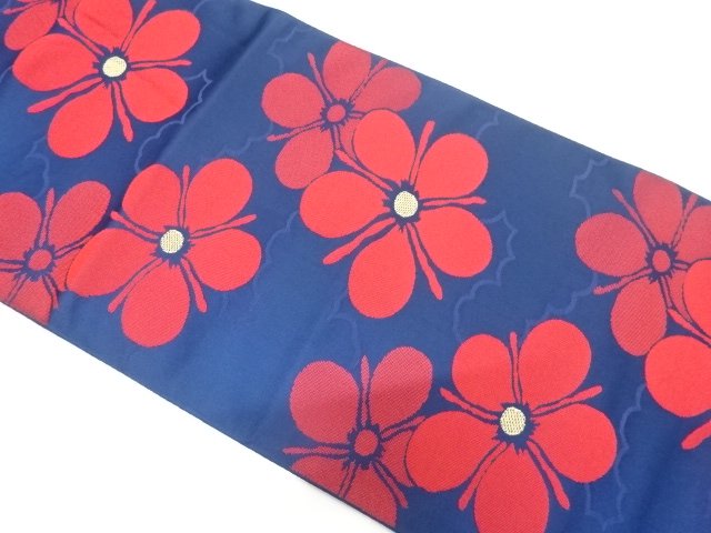 JAPANESE KIMONO / NAGOYA OBI / WOVEN UME 